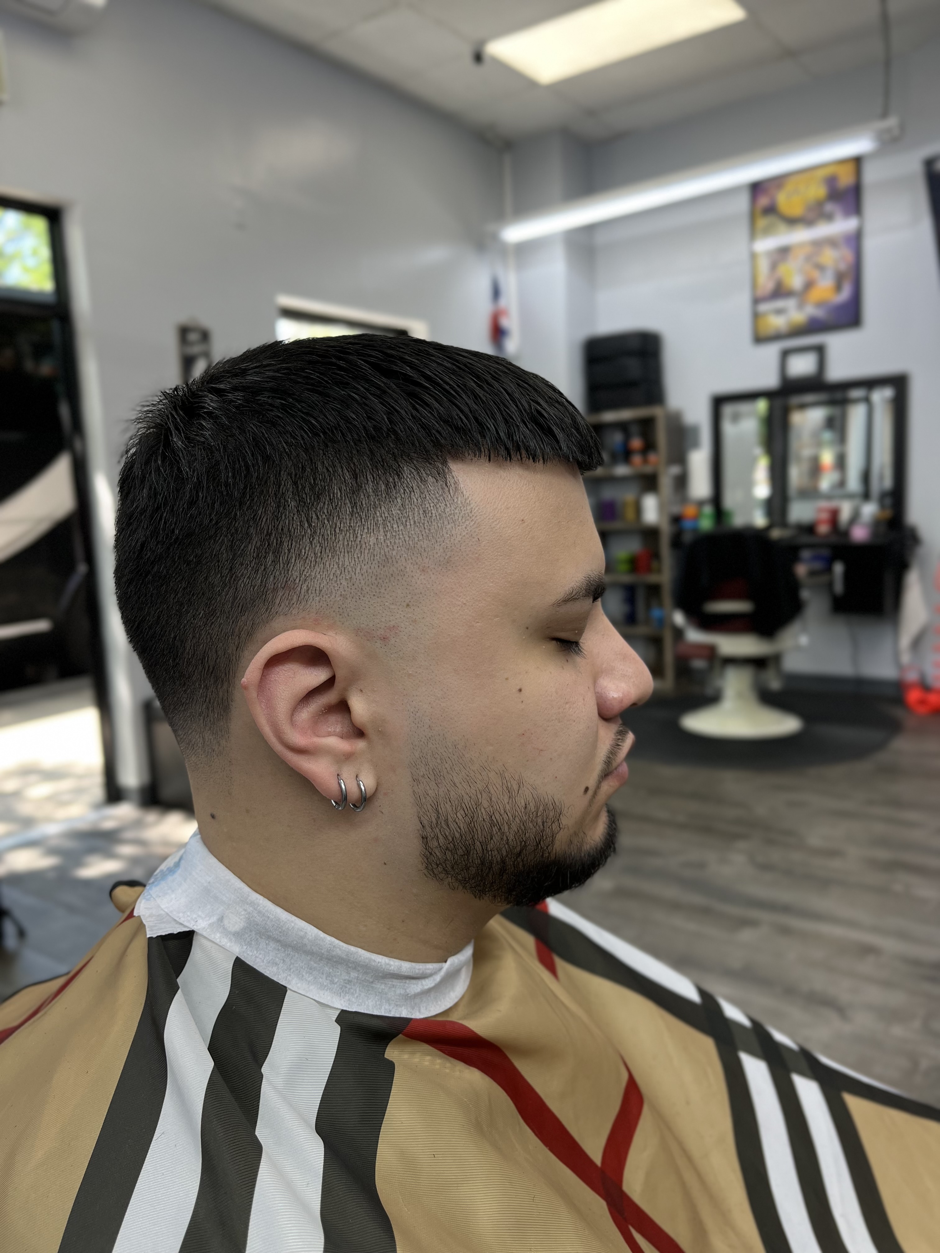Fresh fade and beard detail from Jessi G Style